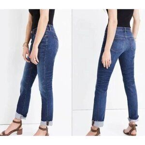 MADEWELL the slim boy jean raw hem edition size 24